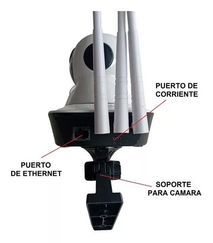Miniatura 4 de CAMARA 3 ANTENAS APP V380 PRO Q5X